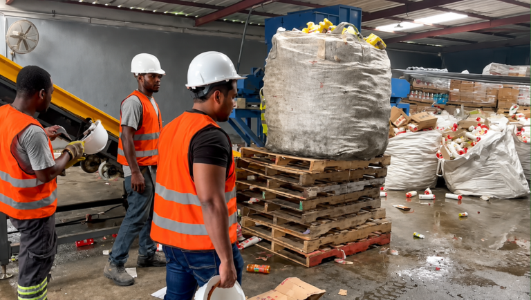 Foto Obreros destruyen toneladas de productos que ponían en riesgo la salud de las personas consumidoras