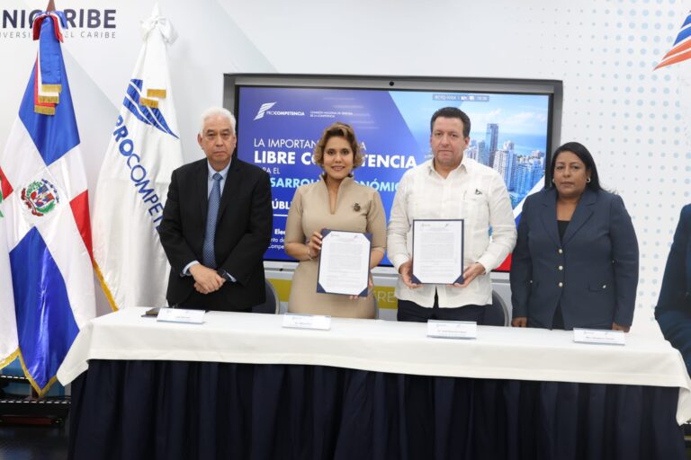 Unicaribe y ProCompetencia suscriben alianza para fortalecer la cultura de libre competencia en la República Dominicana